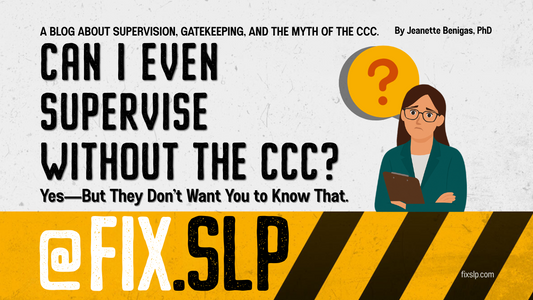 “Can I Even Supervise Without the CCC?” Yes. But They Don’t Want You to Know That.