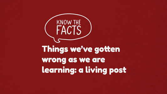 Things We've Gotten Wrong